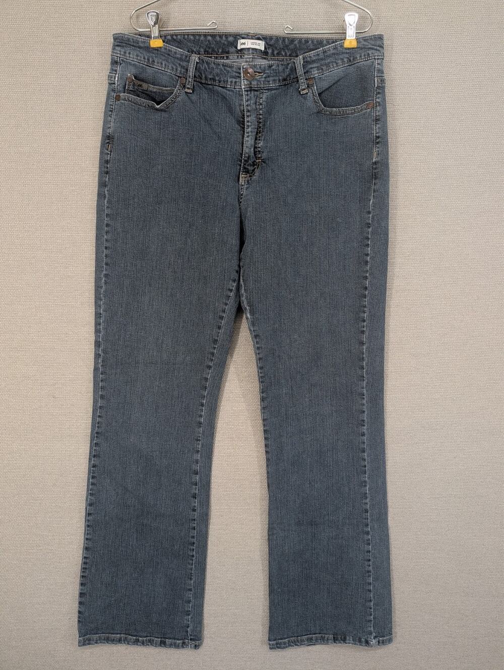 Lee Lower On The Waist Blue Jeans 18 Long Boot Cut -0726E170